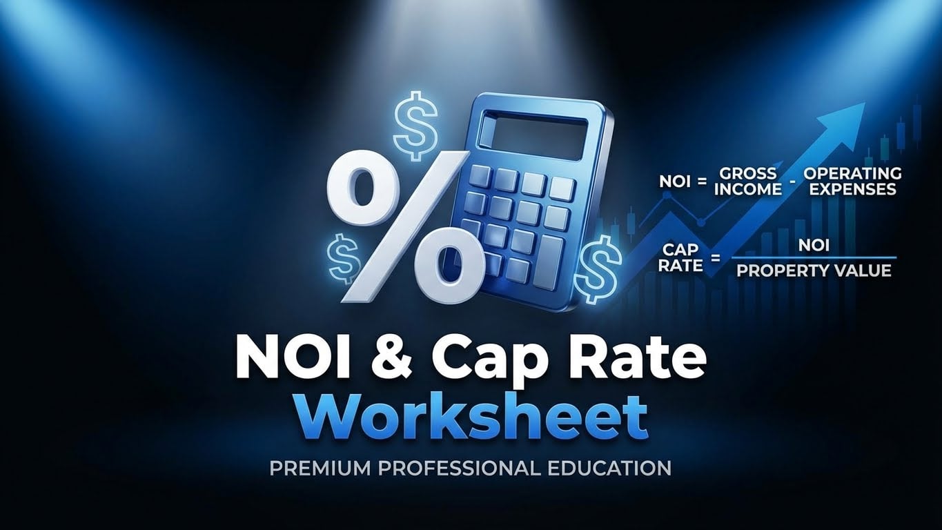 NOI & Cap Rate Worksheet